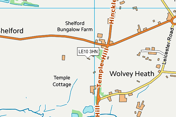 LE10 3HN map - OS VectorMap District (Ordnance Survey) LE10 3HN map - OS VectorMap District (Ordnance Survey)