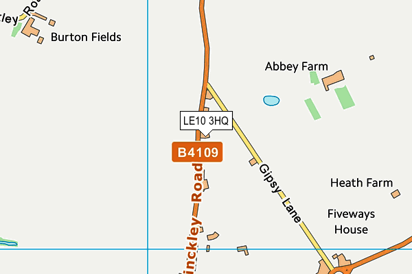 LE10 3HQ map - OS VectorMap District (Ordnance Survey) LE10 3HQ map - OS VectorMap District (Ordnance Survey)