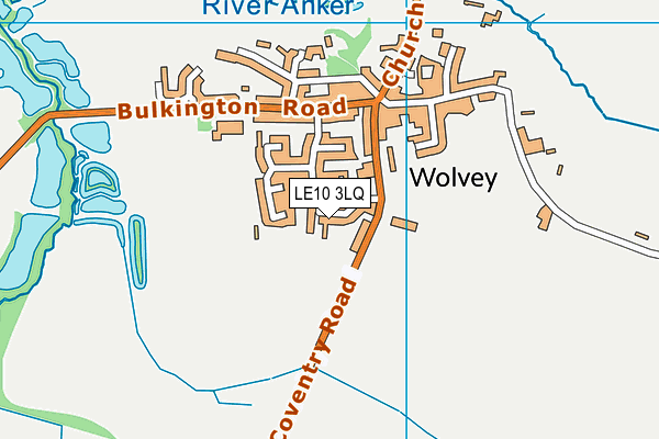 LE10 3LQ map - OS VectorMap District (Ordnance Survey) LE10 3LQ map - OS VectorMap District (Ordnance Survey)