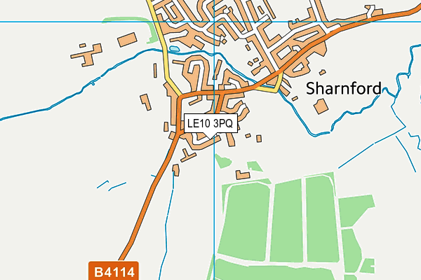 LE10 3PQ map - OS VectorMap District (Ordnance Survey) LE10 3PQ map - OS VectorMap District (Ordnance Survey)