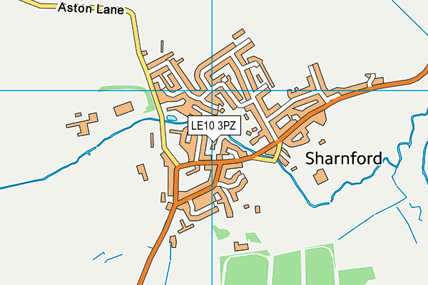 LE10 3PZ map - OS VectorMap District (Ordnance Survey) LE10 3PZ map - OS VectorMap District (Ordnance Survey)