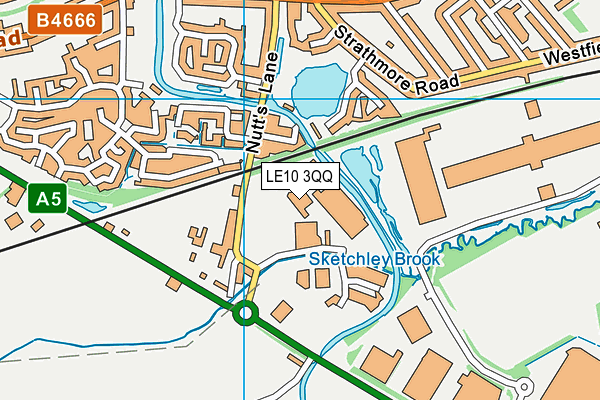LE10 3QQ map - OS VectorMap District (Ordnance Survey) LE10 3QQ map - OS VectorMap District (Ordnance Survey)