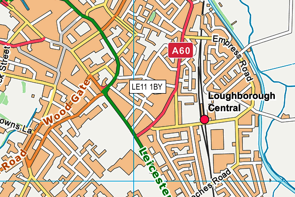 LE11 1BY map - OS VectorMap District (Ordnance Survey) LE11 1BY map - OS VectorMap District (Ordnance Survey)