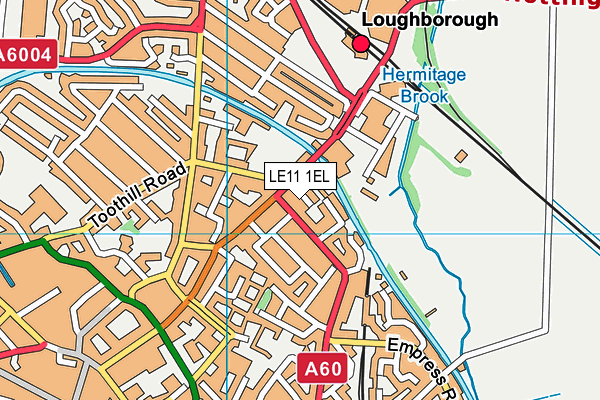 LE11 1EL map - OS VectorMap District (Ordnance Survey) LE11 1EL map - OS VectorMap District (Ordnance Survey)