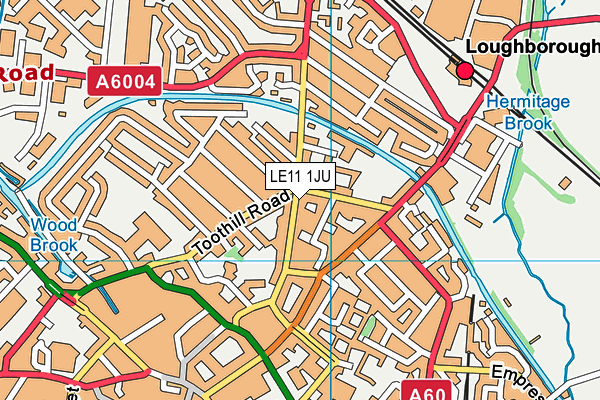 LE11 1JU map - OS VectorMap District (Ordnance Survey) LE11 1JU map - OS VectorMap District (Ordnance Survey)