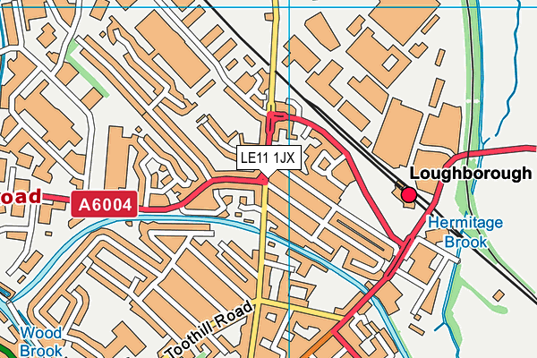 LE11 1JX map - OS VectorMap District (Ordnance Survey) LE11 1JX map - OS VectorMap District (Ordnance Survey)