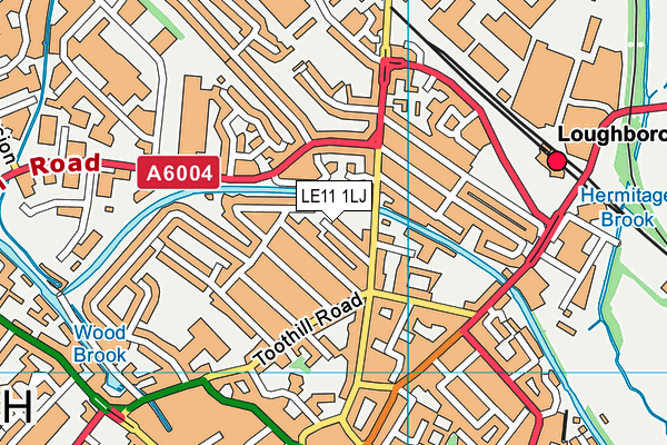 LE11 1LJ map - OS VectorMap District (Ordnance Survey) LE11 1LJ map - OS VectorMap District (Ordnance Survey)