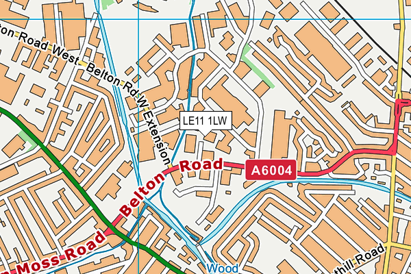 LE11 1LW map - OS VectorMap District (Ordnance Survey) LE11 1LW map - OS VectorMap District (Ordnance Survey)
