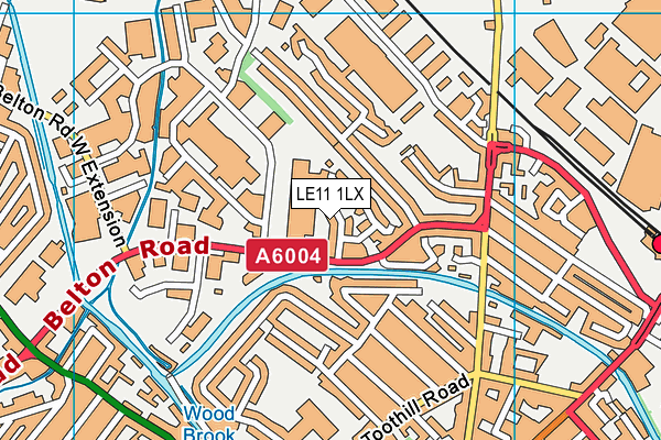 LE11 1LX map - OS VectorMap District (Ordnance Survey) LE11 1LX map - OS VectorMap District (Ordnance Survey)