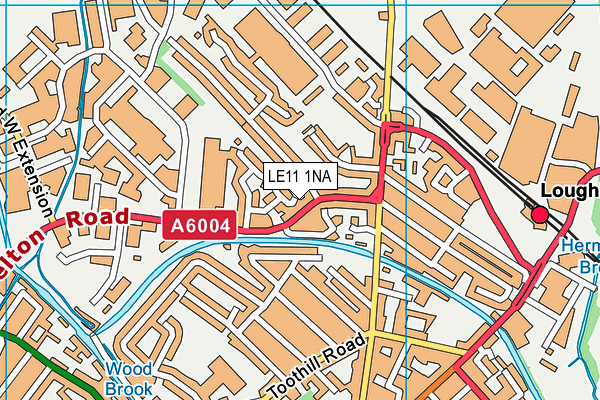 LE11 1NA map - OS VectorMap District (Ordnance Survey) LE11 1NA map - OS VectorMap District (Ordnance Survey)