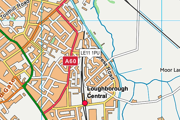 LE11 1PU map - OS VectorMap District (Ordnance Survey) LE11 1PU map - OS VectorMap District (Ordnance Survey)