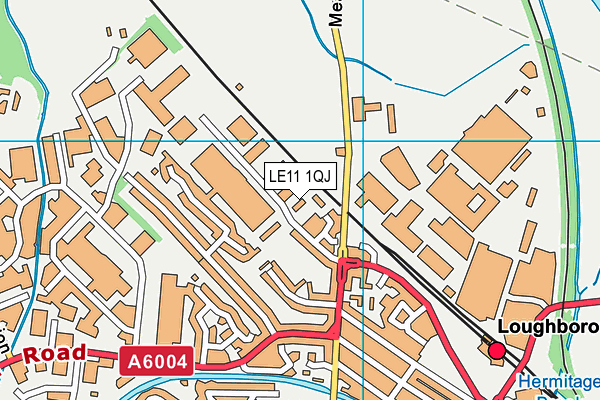 LE11 1QJ map - OS VectorMap District (Ordnance Survey) LE11 1QJ map - OS VectorMap District (Ordnance Survey)