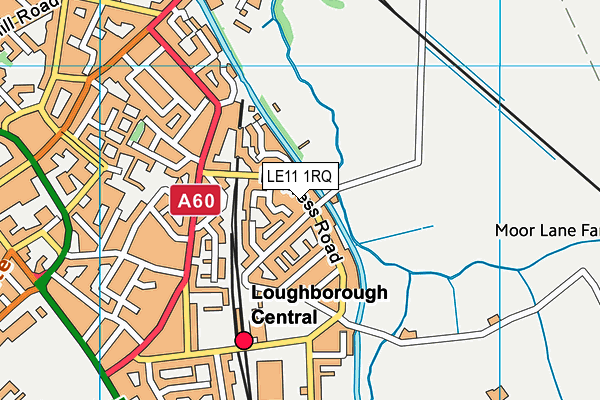LE11 1RQ map - OS VectorMap District (Ordnance Survey) LE11 1RQ map - OS VectorMap District (Ordnance Survey)