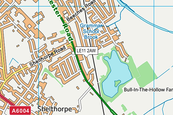 LE11 2AW map - OS VectorMap District (Ordnance Survey) LE11 2AW map - OS VectorMap District (Ordnance Survey)