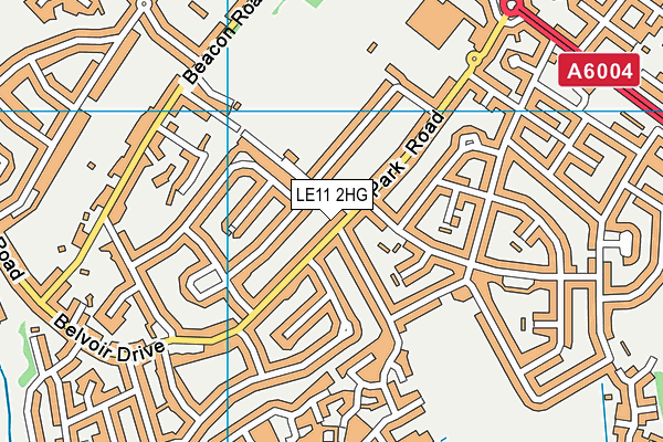 LE11 2HG map - OS VectorMap District (Ordnance Survey) LE11 2HG map - OS VectorMap District (Ordnance Survey)