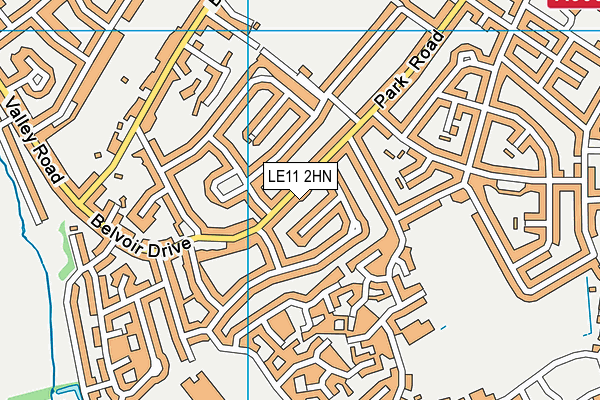 LE11 2HN map - OS VectorMap District (Ordnance Survey) LE11 2HN map - OS VectorMap District (Ordnance Survey)