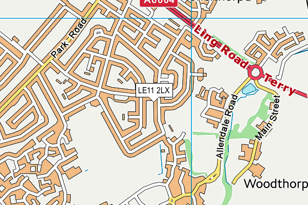 LE11 2LX map - OS VectorMap District (Ordnance Survey) LE11 2LX map - OS VectorMap District (Ordnance Survey)