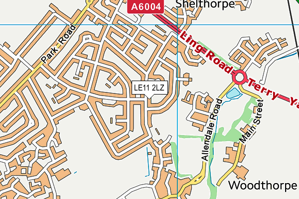 LE11 2LZ map - OS VectorMap District (Ordnance Survey) LE11 2LZ map - OS VectorMap District (Ordnance Survey)