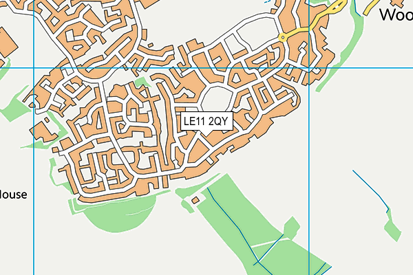 LE11 2QY map - OS VectorMap District (Ordnance Survey) LE11 2QY map - OS VectorMap District (Ordnance Survey)