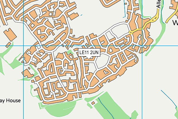 LE11 2UN map - OS VectorMap District (Ordnance Survey) LE11 2UN map - OS VectorMap District (Ordnance Survey)