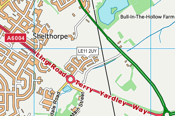 LE11 2UY map - OS VectorMap District (Ordnance Survey) LE11 2UY map - OS VectorMap District (Ordnance Survey)