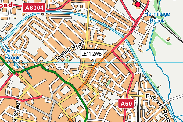 LE11 2WB map - OS VectorMap District (Ordnance Survey) LE11 2WB map - OS VectorMap District (Ordnance Survey)