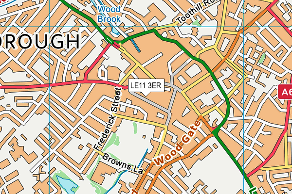 LE11 3ER map - OS VectorMap District (Ordnance Survey) LE11 3ER map - OS VectorMap District (Ordnance Survey)