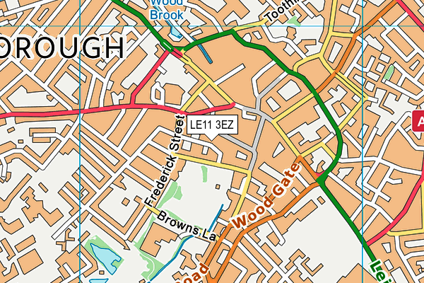LE11 3EZ map - OS VectorMap District (Ordnance Survey) LE11 3EZ map - OS VectorMap District (Ordnance Survey)