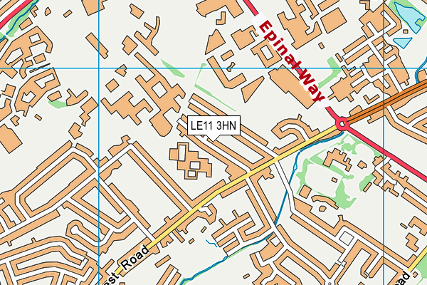 LE11 3HN map - OS VectorMap District (Ordnance Survey) LE11 3HN map - OS VectorMap District (Ordnance Survey)