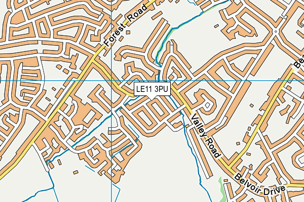 LE11 3PU map - OS VectorMap District (Ordnance Survey) LE11 3PU map - OS VectorMap District (Ordnance Survey)