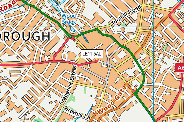 LE11 5AL map - OS VectorMap District (Ordnance Survey) LE11 5AL map - OS VectorMap District (Ordnance Survey)