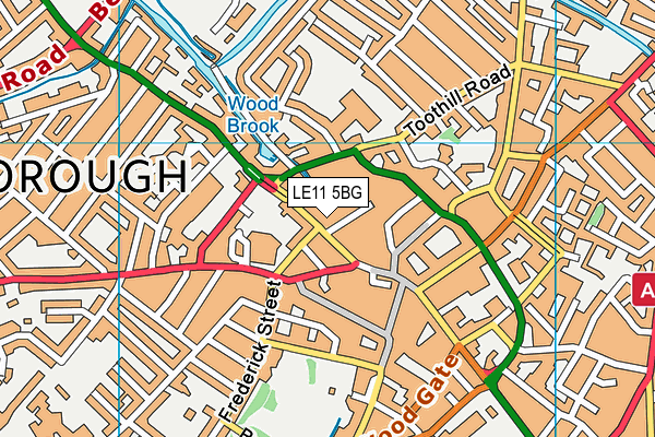 LE11 5BG map - OS VectorMap District (Ordnance Survey) LE11 5BG map - OS VectorMap District (Ordnance Survey)
