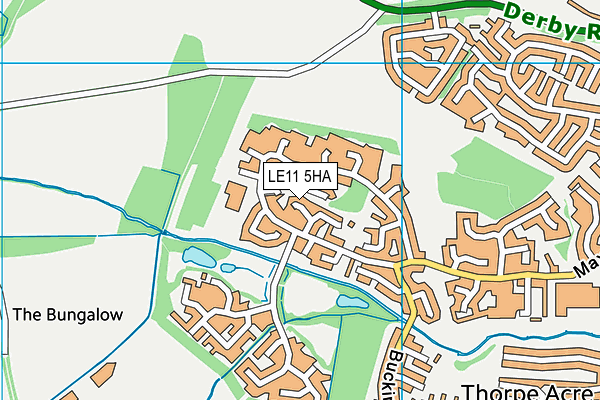 LE11 5HA map - OS VectorMap District (Ordnance Survey) LE11 5HA map - OS VectorMap District (Ordnance Survey)