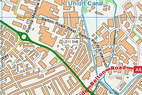 LE11 5HB map - OS VectorMap District (Ordnance Survey) LE11 5HB map - OS VectorMap District (Ordnance Survey)