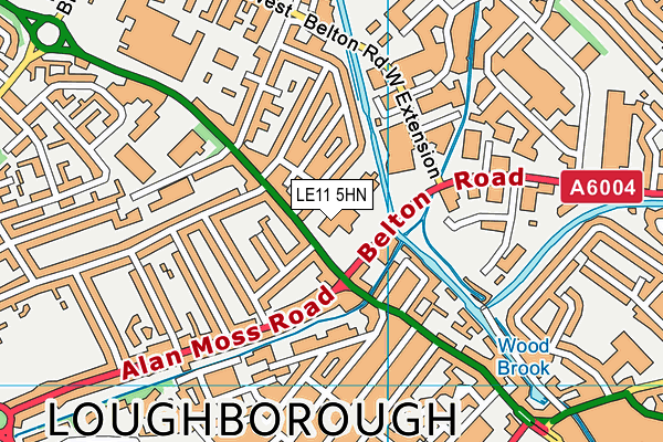 LE11 5HN map - OS VectorMap District (Ordnance Survey) LE11 5HN map - OS VectorMap District (Ordnance Survey)