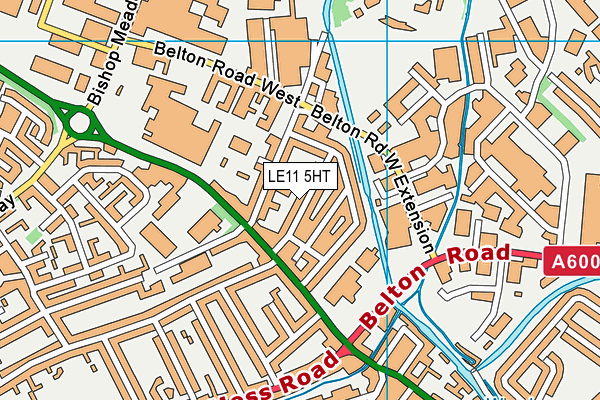 LE11 5HT map - OS VectorMap District (Ordnance Survey) LE11 5HT map - OS VectorMap District (Ordnance Survey)