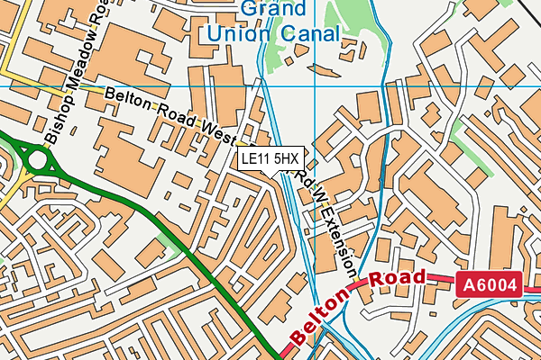 LE11 5HX map - OS VectorMap District (Ordnance Survey) LE11 5HX map - OS VectorMap District (Ordnance Survey)
