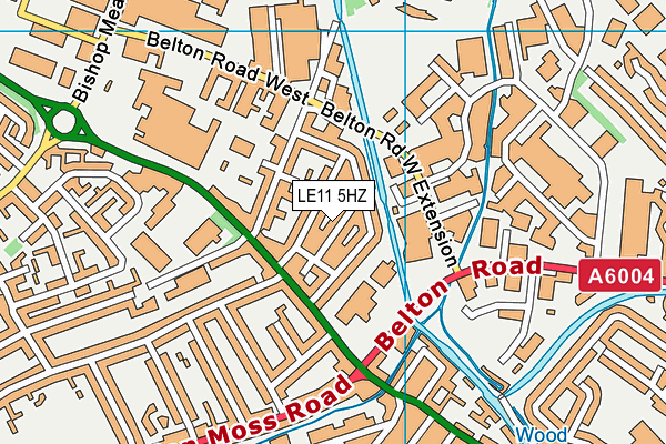 LE11 5HZ map - OS VectorMap District (Ordnance Survey) LE11 5HZ map - OS VectorMap District (Ordnance Survey)