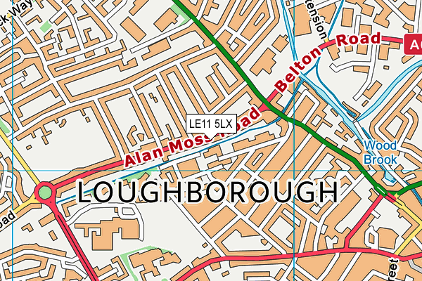 LE11 5LX map - OS VectorMap District (Ordnance Survey) LE11 5LX map - OS VectorMap District (Ordnance Survey)