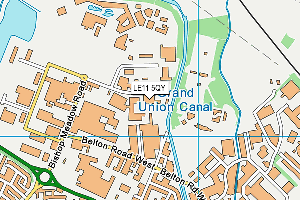 LE11 5QY map - OS VectorMap District (Ordnance Survey) LE11 5QY map - OS VectorMap District (Ordnance Survey)