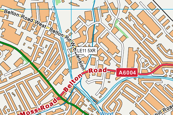 LE11 5XR map - OS VectorMap District (Ordnance Survey) LE11 5XR map - OS VectorMap District (Ordnance Survey)