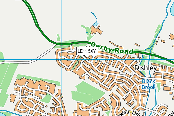LE11 5XY map - OS VectorMap District (Ordnance Survey) LE11 5XY map - OS VectorMap District (Ordnance Survey)