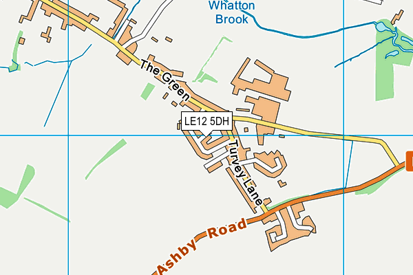 LE12 5DH map - OS VectorMap District (Ordnance Survey) LE12 5DH map - OS VectorMap District (Ordnance Survey)