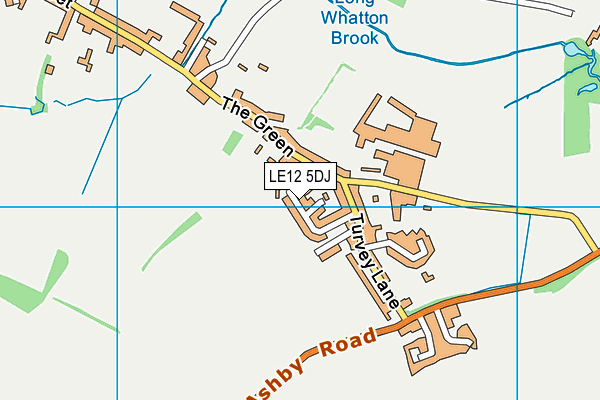 LE12 5DJ map - OS VectorMap District (Ordnance Survey) LE12 5DJ map - OS VectorMap District (Ordnance Survey)