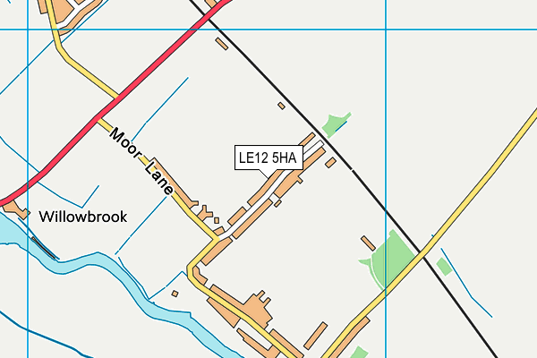 LE12 5HA map - OS VectorMap District (Ordnance Survey) LE12 5HA map - OS VectorMap District (Ordnance Survey)