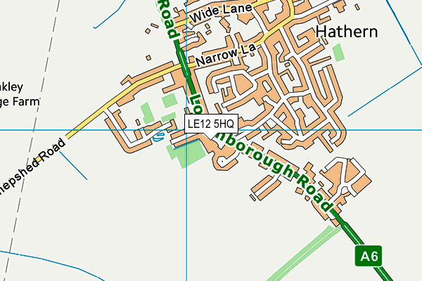 LE12 5HQ map - OS VectorMap District (Ordnance Survey) LE12 5HQ map - OS VectorMap District (Ordnance Survey)