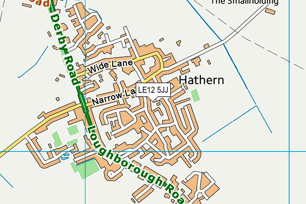 LE12 5JJ map - OS VectorMap District (Ordnance Survey) LE12 5JJ map - OS VectorMap District (Ordnance Survey)