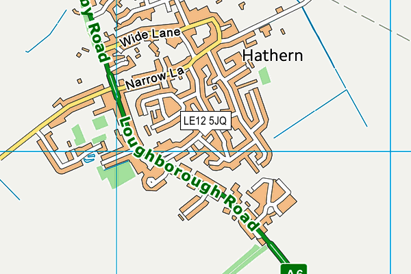 LE12 5JQ map - OS VectorMap District (Ordnance Survey) LE12 5JQ map - OS VectorMap District (Ordnance Survey)