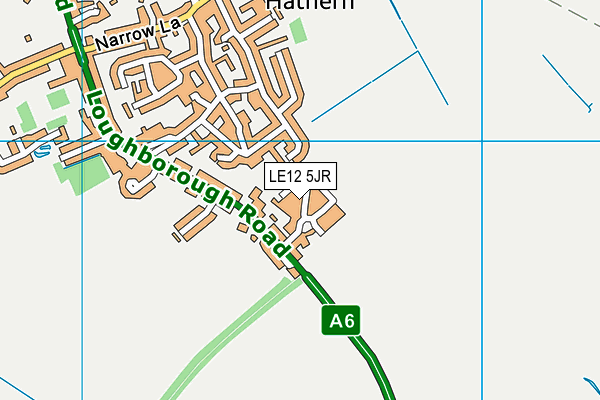 LE12 5JR map - OS VectorMap District (Ordnance Survey) LE12 5JR map - OS VectorMap District (Ordnance Survey)