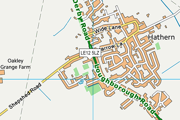 LE12 5LZ map - OS VectorMap District (Ordnance Survey) LE12 5LZ map - OS VectorMap District (Ordnance Survey)